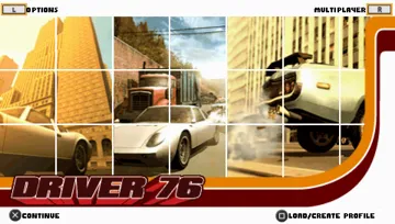 Driver 76 (EU) screen shot title